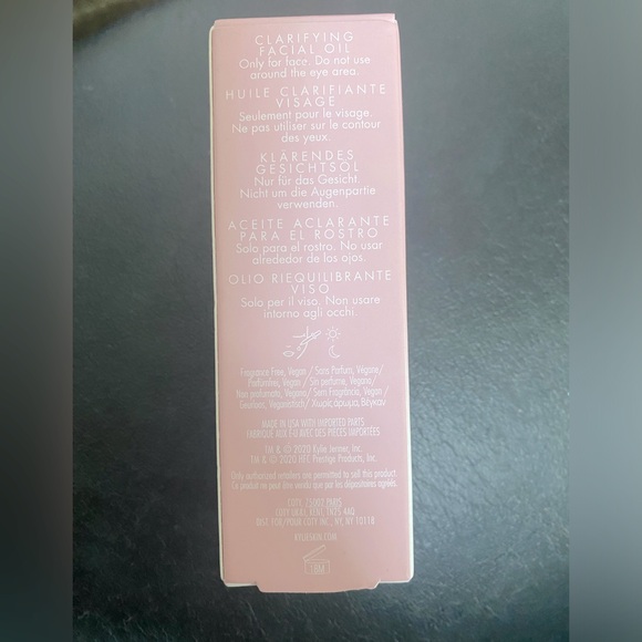 New in box. KYLIESKIN by Kylie Jenner clarifying facial oil 20ml - Picture 2 of 3
